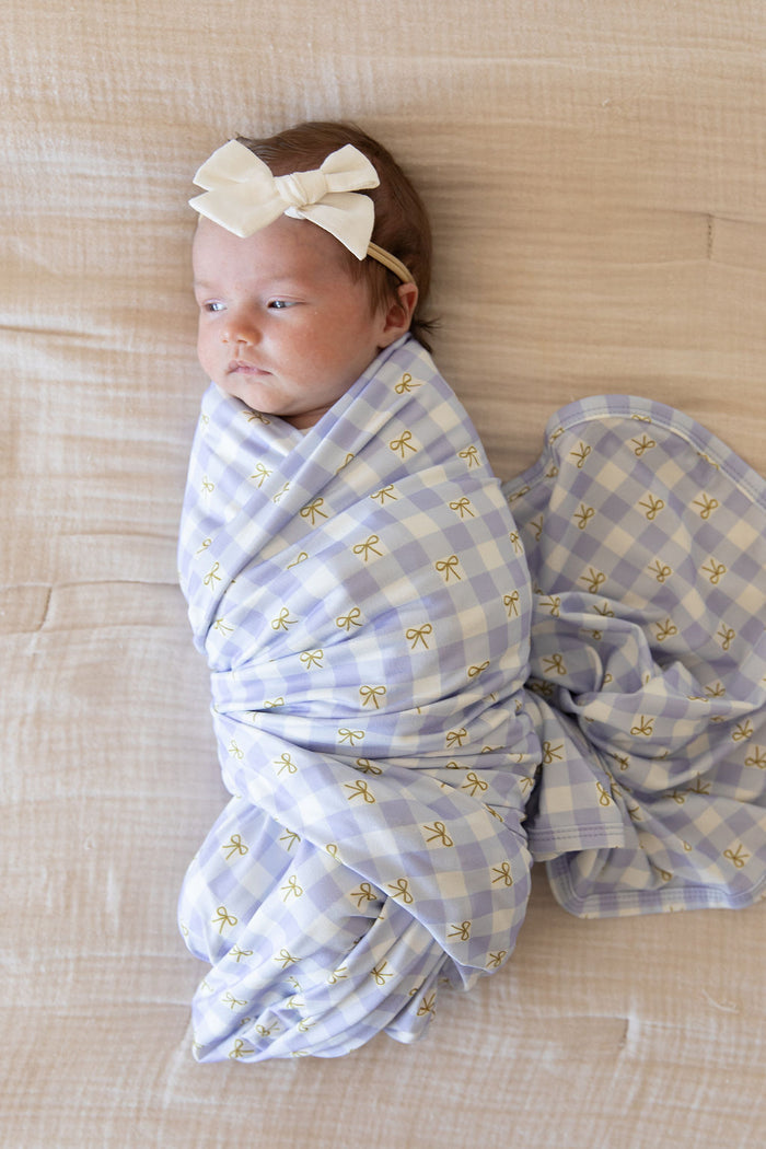 GINGHAM BOWS | SWADDLE