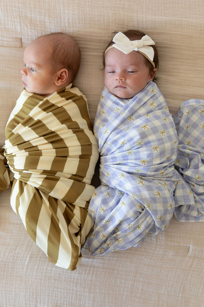 GINGHAM BOWS | SWADDLE