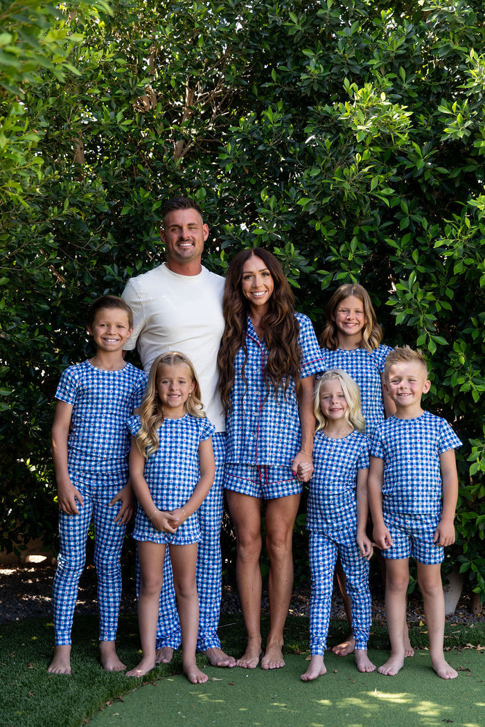 GINGHAM STARS | SHORT SET