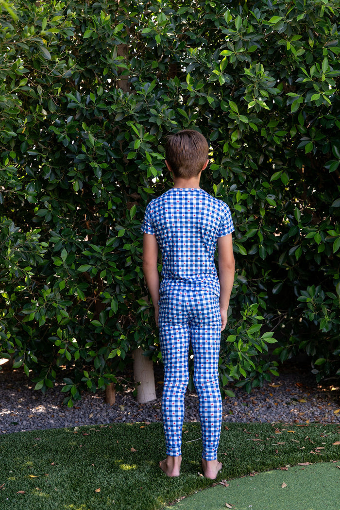 GINGHAM STARS | SHORT SLEEVE