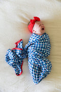 GINGHAM STARS | SWADDLE