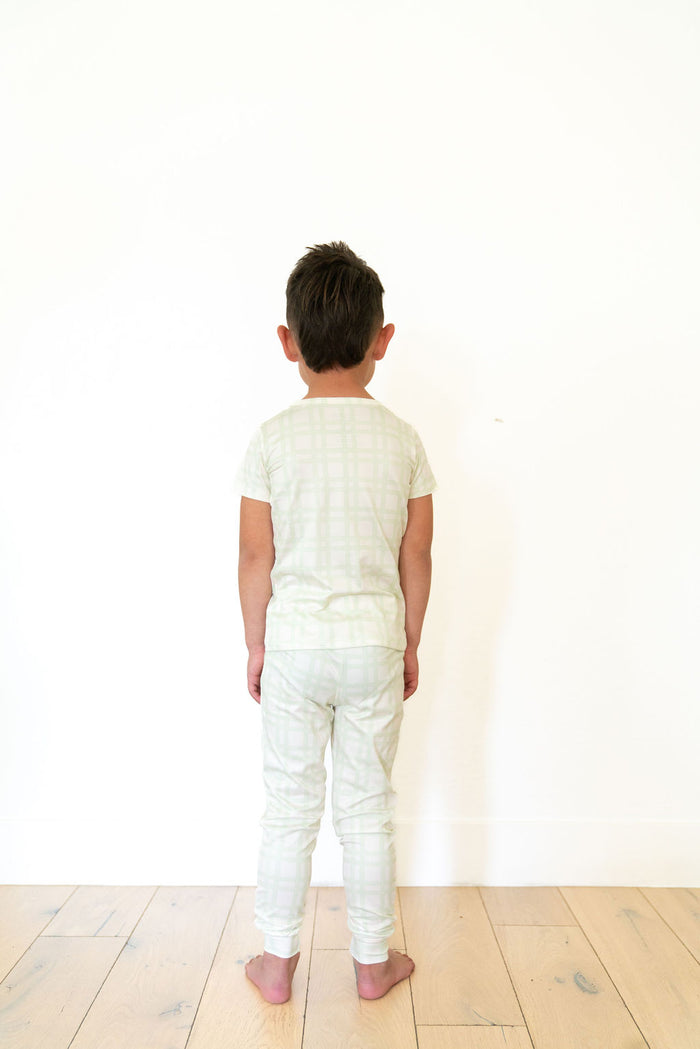 GREEN PLAID | SHORT SLEEVE