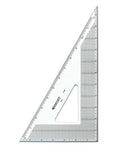 Grid Triangle with metal edge - Zipper and Thread
