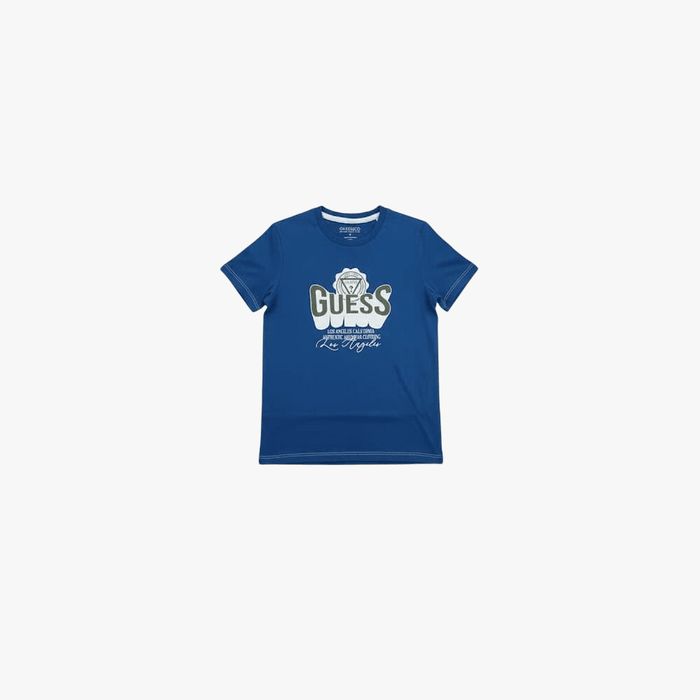 Guess Boys Short Sleeve Tee Blue | Guess