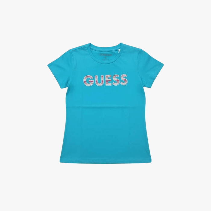 Guess Boys Short Sleeve Tee Blue | Guess