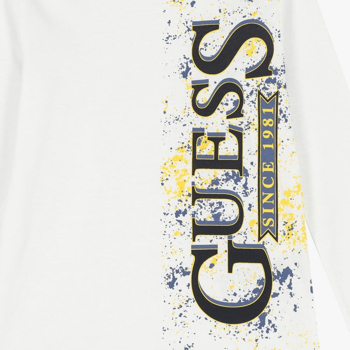 Guess Boys Short Sleeve Tee White | Guess