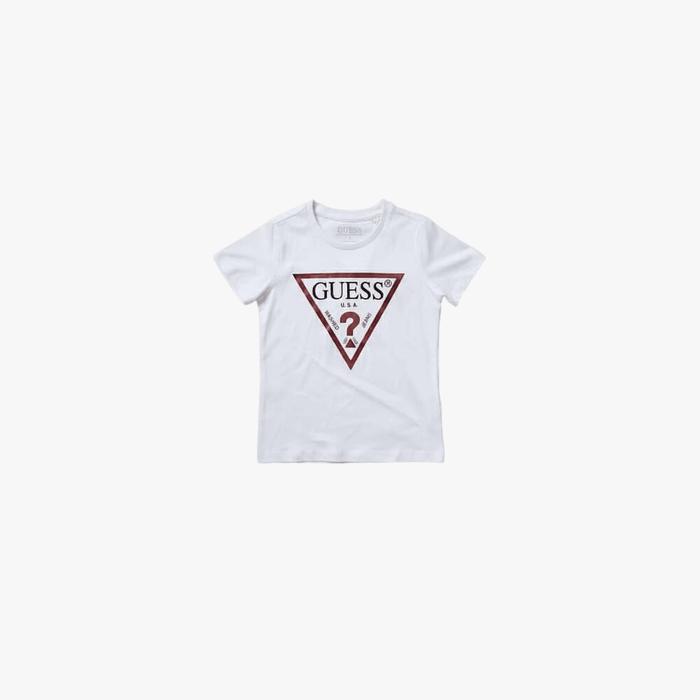 Guess Girls Core Short Sleeve Tee White | Guess