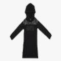 Guess Girls Long Sleeve Fleece Dress Black Guess