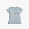 Guess Girls Rainbow Short Sleeve Tee Blue | Guess