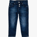 Guess Girls Skinny Jean Exposed Button Light Wash Guess