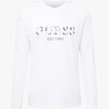 Guess Mens Sorin Long Sleeve Tee White Guess