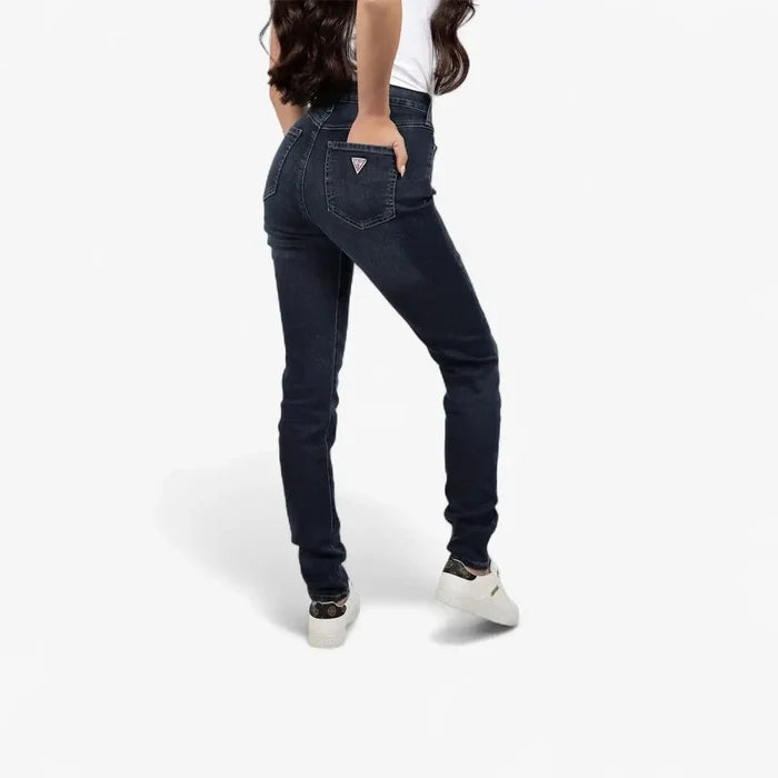 Guess Womens 1981 High Rise Skinny Jean Dark Wash | Guess