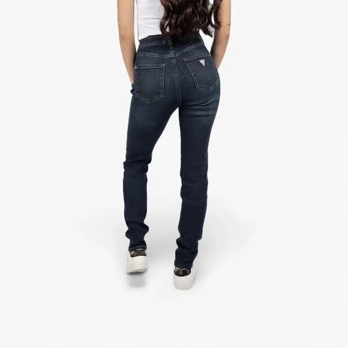Guess Womens 1981 High Rise Skinny Jean Dark Wash | Guess