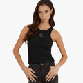 Guess Womens Guendalina Tank Top Black | Guess