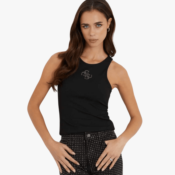 Guess Womens Guendalina Tank Top Black | Guess