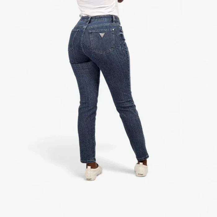 Guess Womens Sa Curve Mid Rise Jean Med Wash | Guess