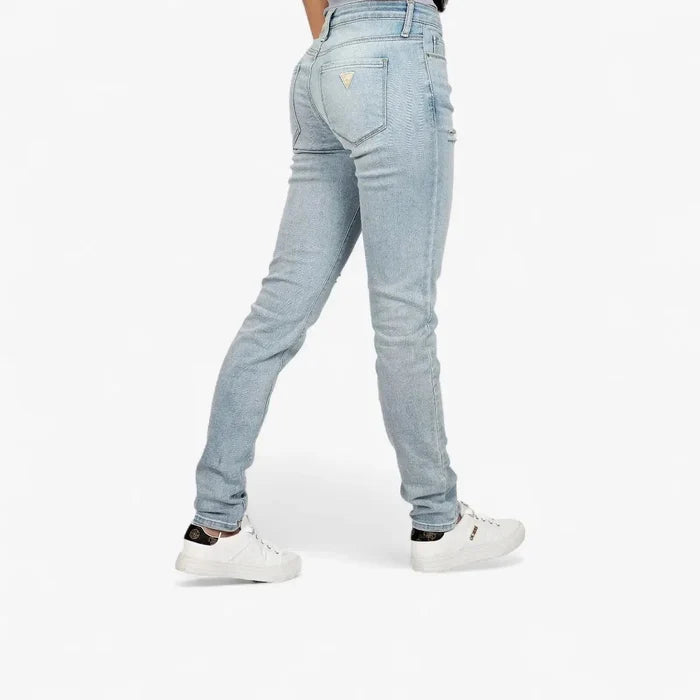 Guess Womens Tayla Jeans Power Skinny Low Rise Jean Light Wash | Guess