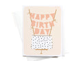 Happy Birthday Cake Topper Greeting Card - Onderkast Studio