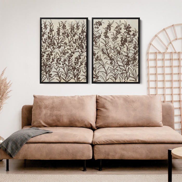 Heather on Beige Duo - Set of 2 - Jetty Home