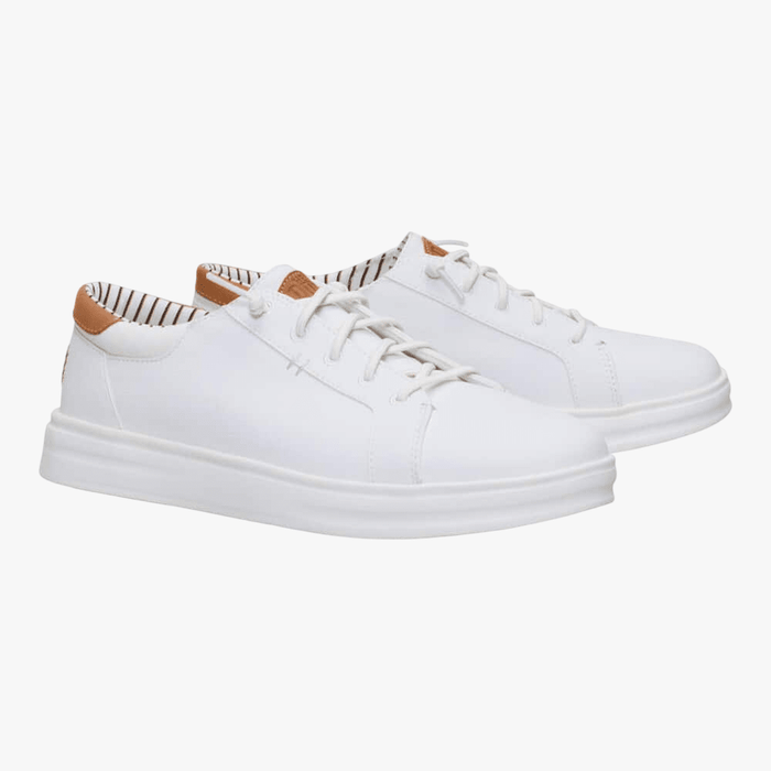 Hey Dude Mens Paul Pro Classic Sneaker White | Hey Dude