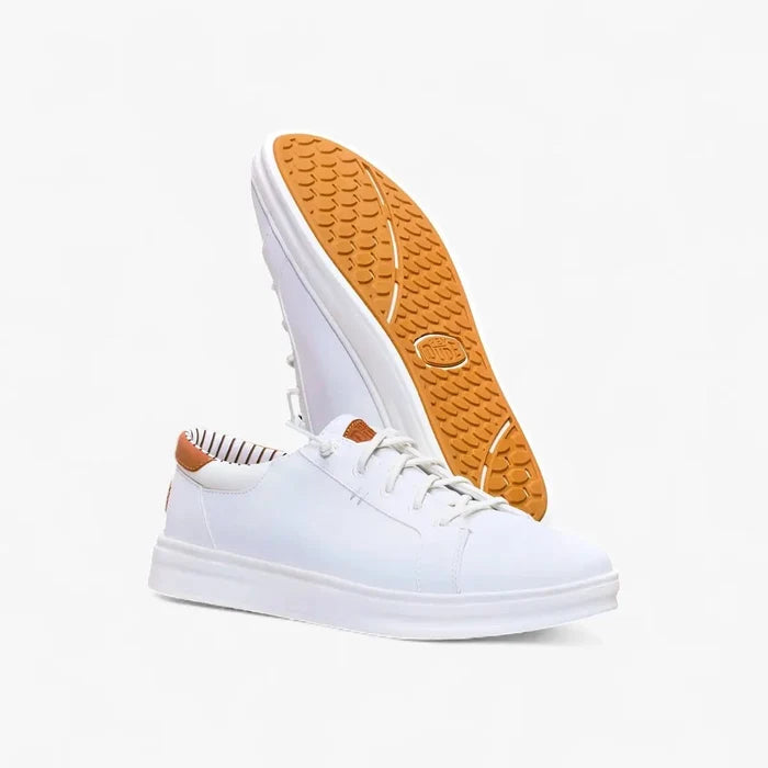 Hey Dude Mens Paul Pro Classic Sneaker White | Hey Dude