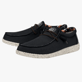 Hey Dude Mens Wally Sox Stitch Black Multi | Hey Dude