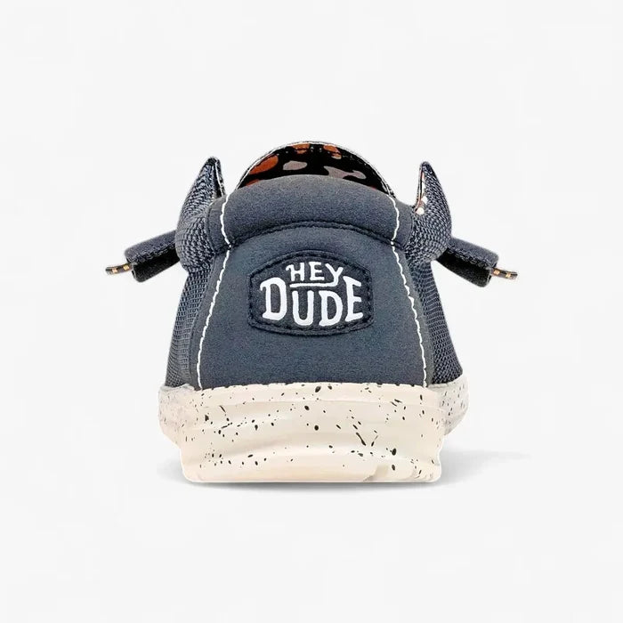 Hey Dude Mens Wally Sox Stitch Black Multi | Hey Dude
