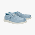 Hey Dude Mens Wally Stretch Mesh Blue Dawn Blue | Hey Dude