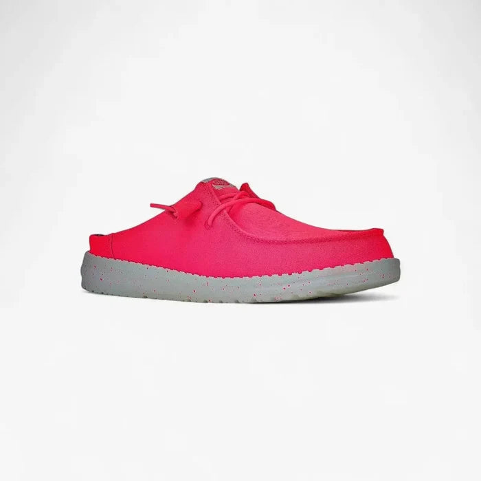 Hey Dude Womens Wendy Slip Shoe Neon Pink | Hey Dude
