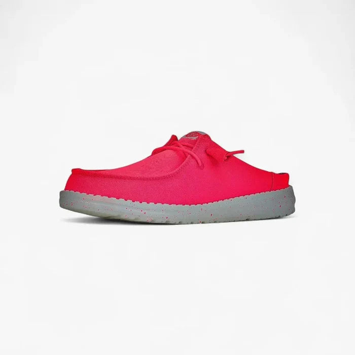 Hey Dude Womens Wendy Slip Shoe Neon Pink | Hey Dude