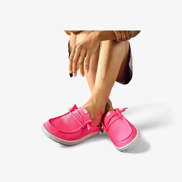 Hey Dude Womens Wendy Slip Shoe Neon Pink | Hey Dude
