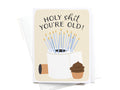 Holy Shit You’re Old Greeting Card - Onderkast Studio