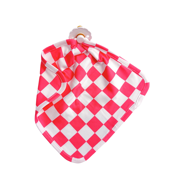 HOT PINK + WHITE CHECKER | LOVIE