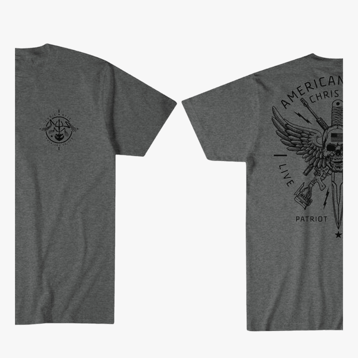 Howitzer Mens Ck Circle Shield Short Sleeve Tee Affliction