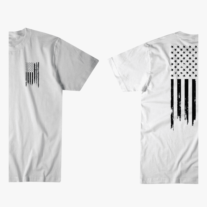 Howziter Mens We Honor Short Sleeve Tee White Affliction