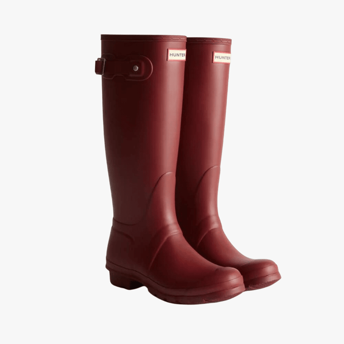 Hunter Womens Original Tri Col Tall Boot Merlot | Hunter