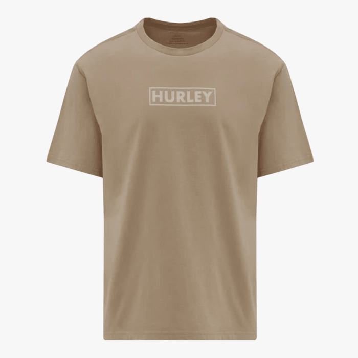 Hurley Mens Boxed In Short Sleeve Tee Dune | Hurley