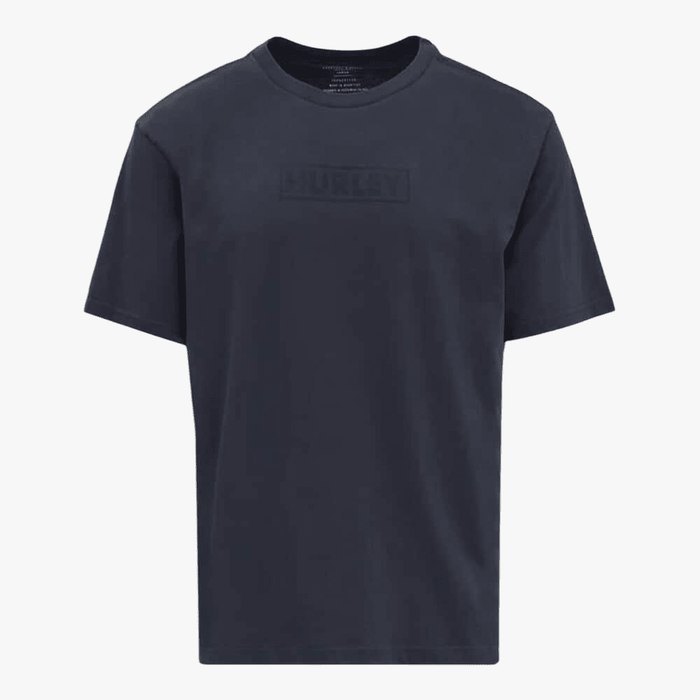 Hurley Mens Boxed In Short Sleeve Tee French Navy | Hurley