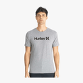 Hurley Mens One And Only Classic Short Sleeve Heather Grey Black | Hurley
