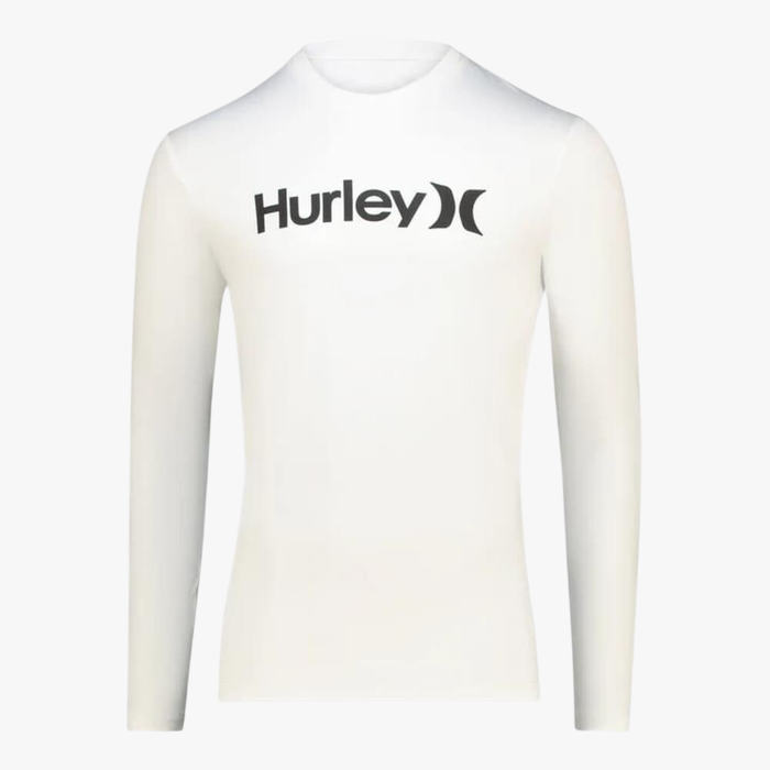 Hurley Oao Quickdry Rashgurd Long Sleeve White | Hurley
