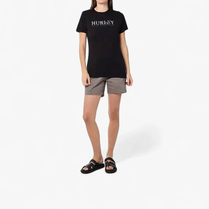 Hurley Womens Sparkling Short Sleeve Tee Black | Hurley