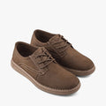 Hush Puppies Mens Charles Waxy Nubuck Dark Brown | Hush Puppies