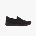 Hush Puppies Mens Harrison Nubuck Leather Shoe Black | Hush Puppies