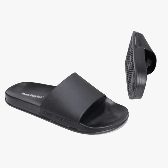 Hush Puppies Mens Pvc Eva Slider Black | Hush Puppies
