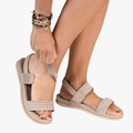 Hush Puppies Womens Irene Sandal Pewter | Hush Puppies