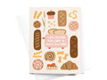 I Love You More Than Carbs Greeting Card - Onderkast Studio