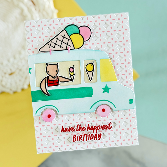 Ice Cream Truck stamp