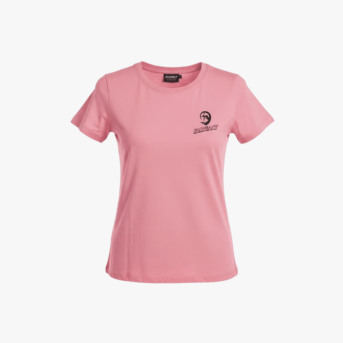 Instinct Womens Logo Short Sleeve Tee Pink | Instinct