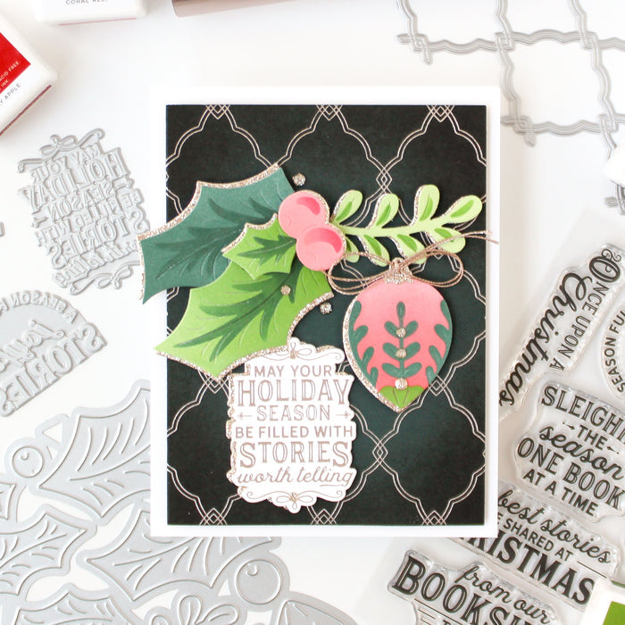 Interlaced Quatrefoil press plate