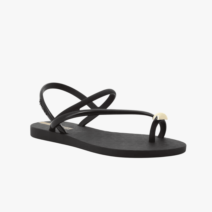Ipanema Womens Glam Ring Sandal Black Beige | Ipanema